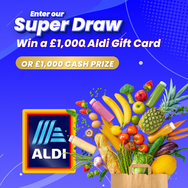 Win a £1,000 Aldi Gift card